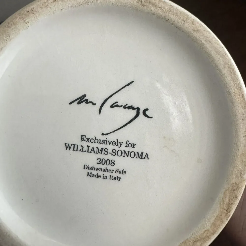 WIlliams-Sonoma Rooster Mugs 2008 Marc Lacaze Made in Italy